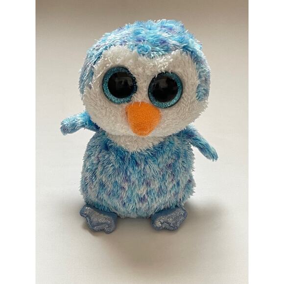 Plush by TY Beanies Penguin Ice Cube 6” Retired - Picture 1 of 6